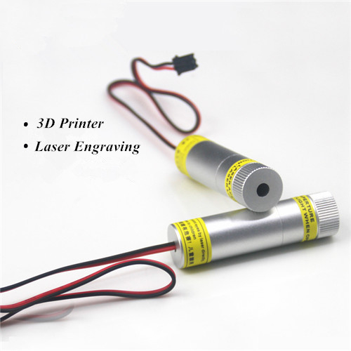 Vante de ponto ajustável de alta potência 450nm 1600mW Módulo laser azul para gravador a laser de mesa