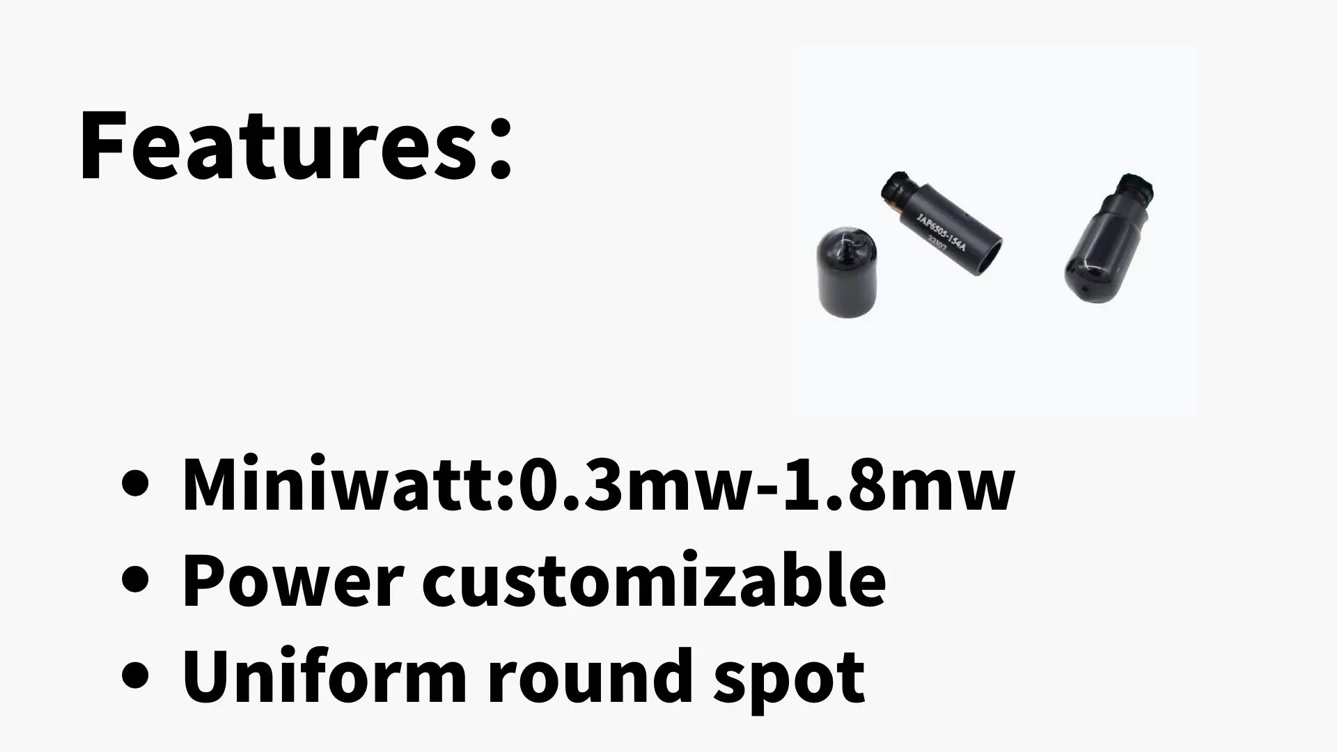 M&oacute;dulo de laser de 650nm 0,3mW