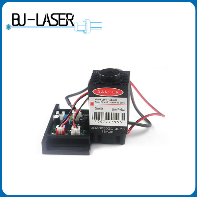 Módulo laser infravermelho 12V 808nm 500mW para visão noturna 