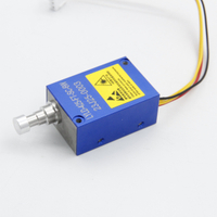 UV 405nm 4W Módulo de laser de fibra espacialmente acoplado para exposição à PCB