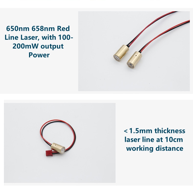 m&oacute;dulo a laser de linha vermelha