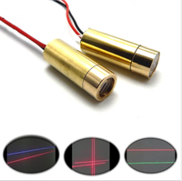  3V-5V D9mm 520nm Módulo de laser de linha verde 5mw para posicionamento a laser