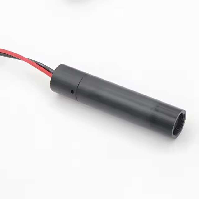 12mm 650nm 5mW Módulo de laser vermelho com tamanho de ponto de 7 mm a 30m de distância