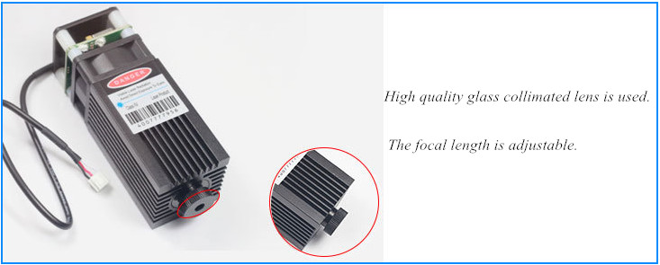 M&oacute;dulo de laser 450nm 5w