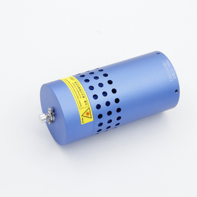 Módulo de laser acoplado a fibra vermelho 638nm 0,2mW de modo único para detecção médica de sangue