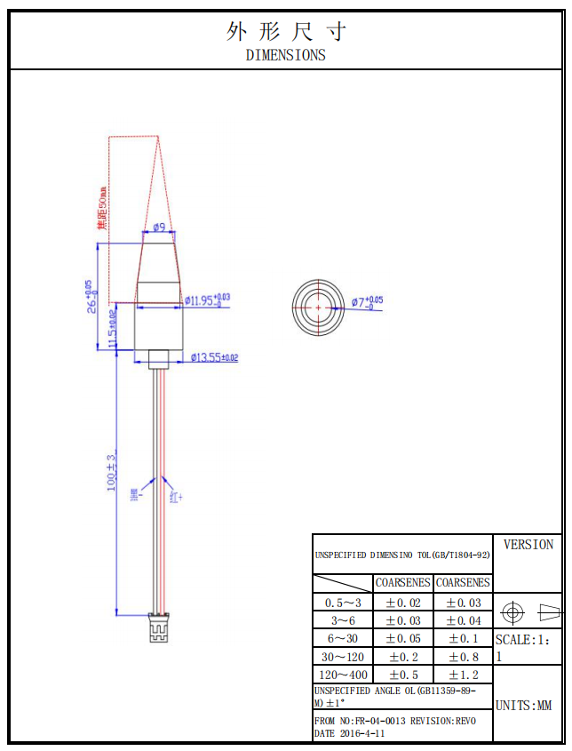 M&oacute;dulo Laser de 850nm 1W