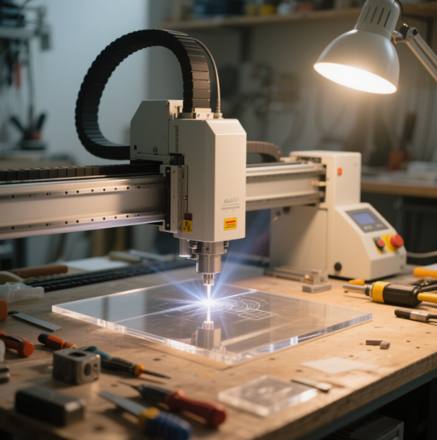 Como cortar acrílico claro com laser de diodo