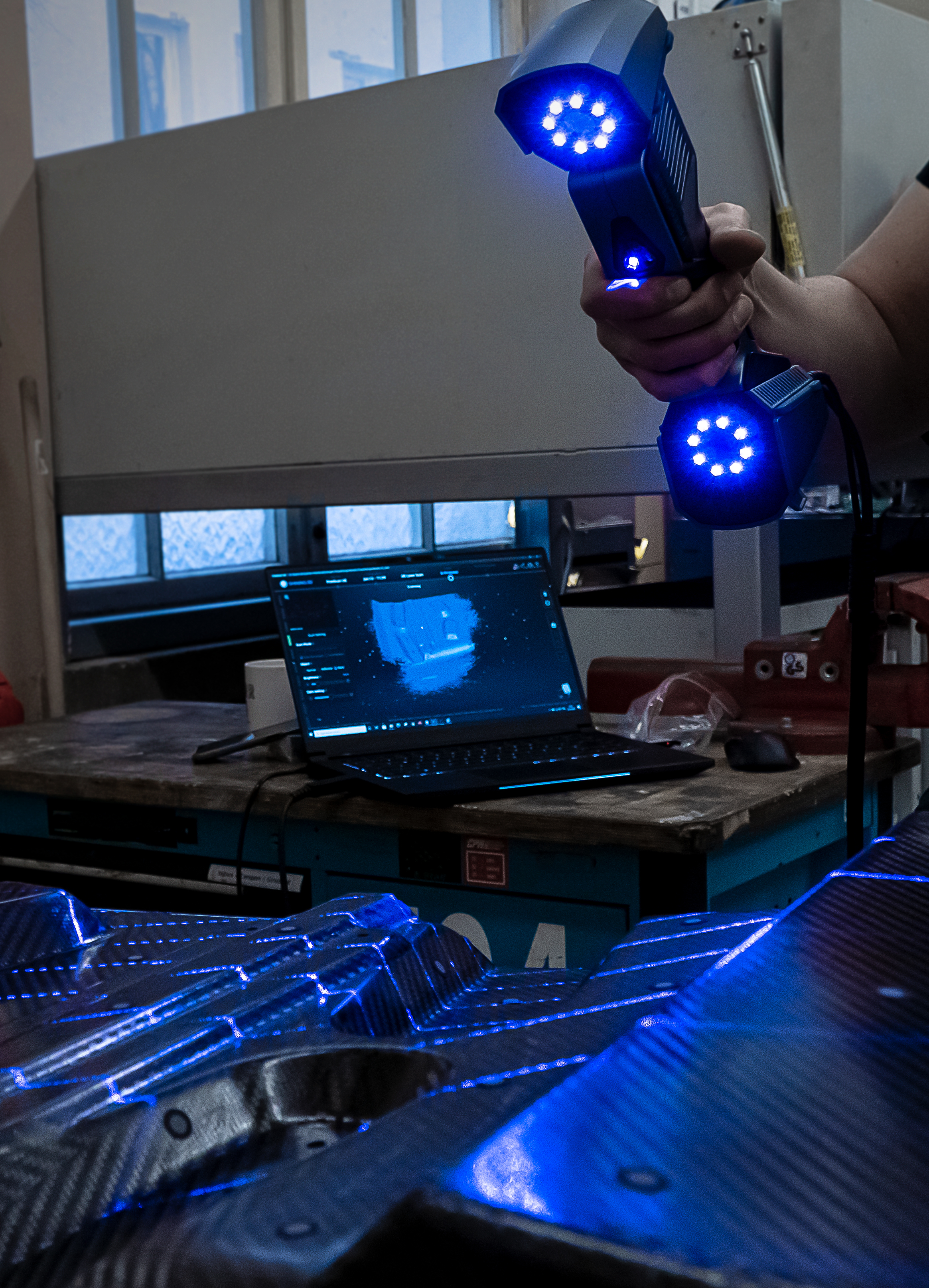 M&oacute;dulo a laser de v&aacute;rias linhas