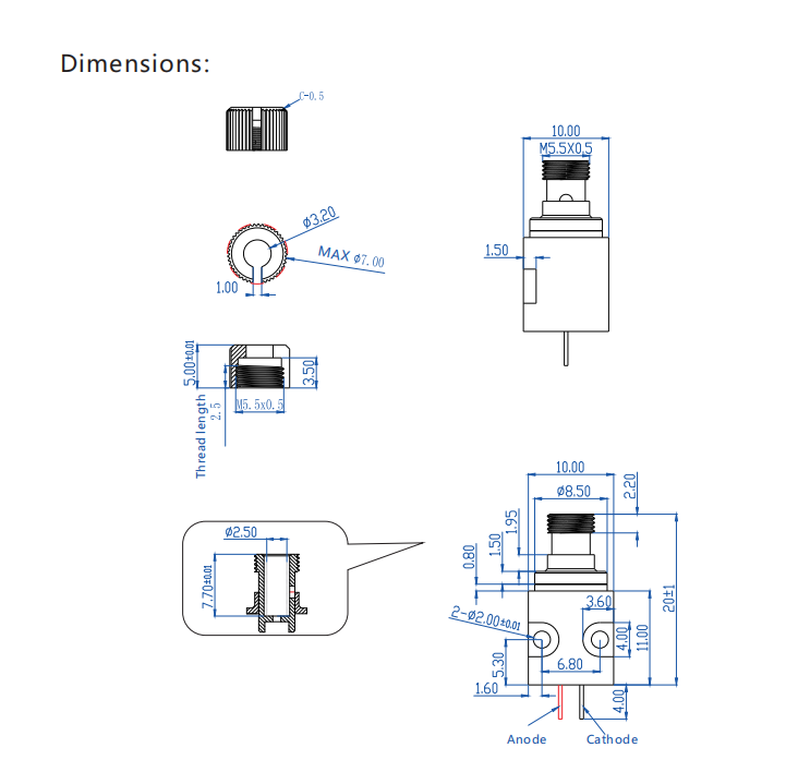 Laser de fibra vermelha