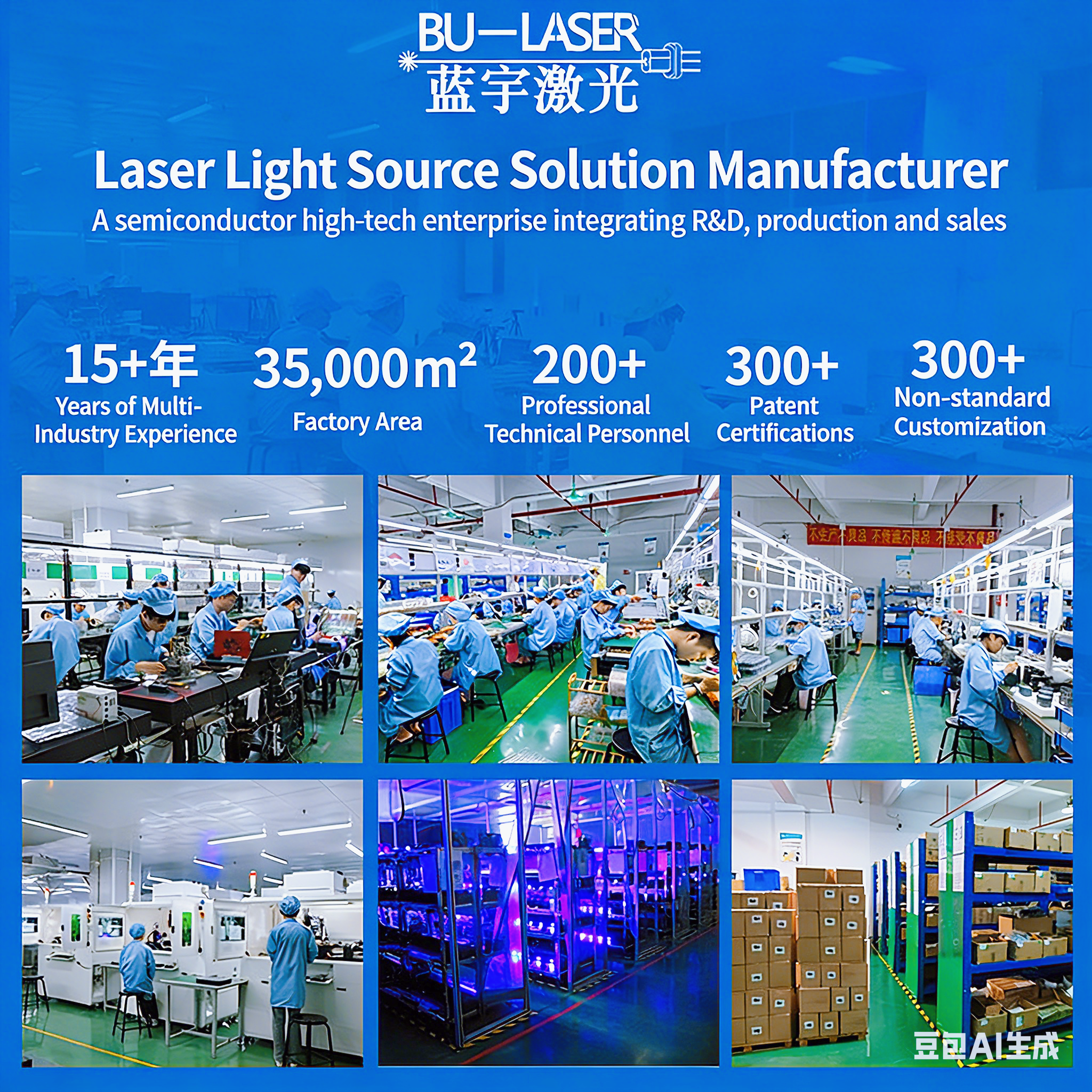 Laser de fibra de 638 nm 2,3 W