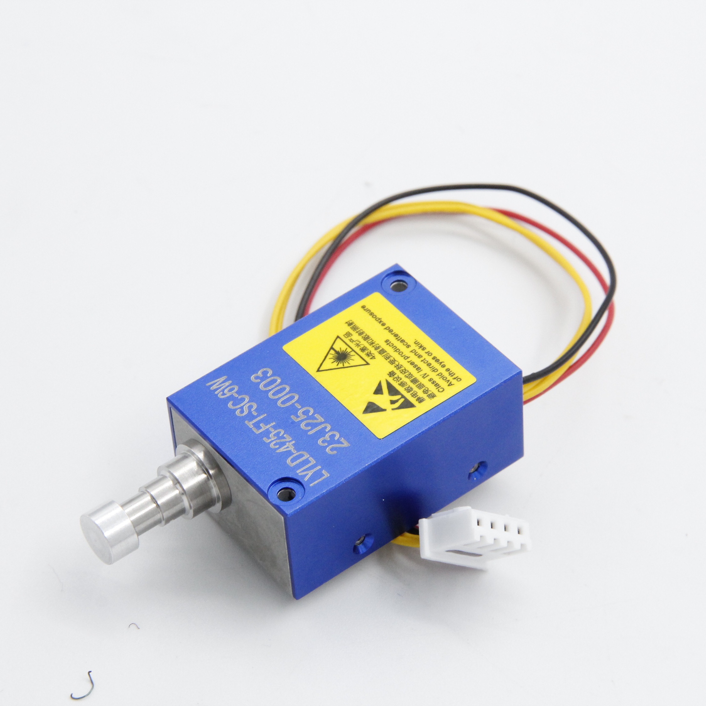 Módulo de laser de fibra de acoplamento espacial 105um violeta 405nm 5W para exposição LDI