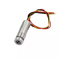 Alta potência ajustável 660nm 150mW 200mW Red Dot Laser Módulo para posicionamento a laser