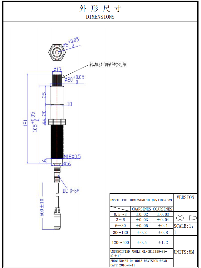 M&oacute;dulo de laser de linha vermelha de 650nm 200mw