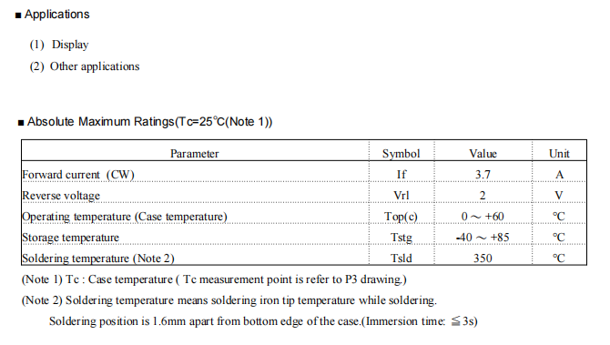 Diodo laser 435nm 6W 